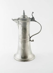 Covered Flagon with Spout, Zürich, 1750/1800. Creator: Andreas Wirz
