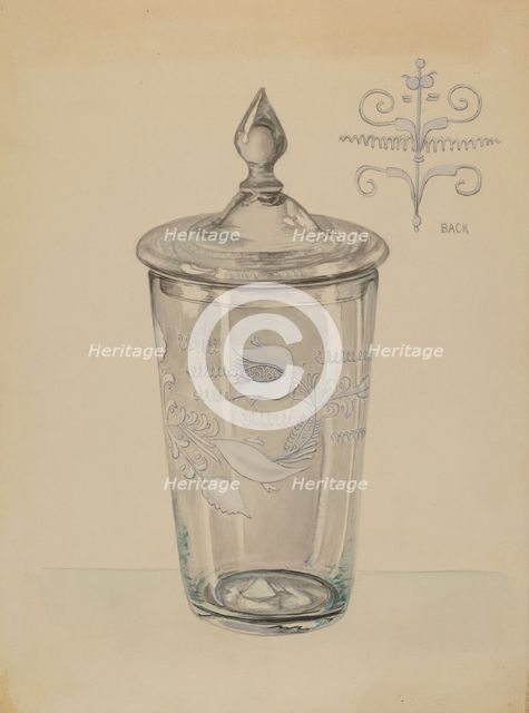 Covered Flip, c. 1936. Creator: Gertrude Lemberg.