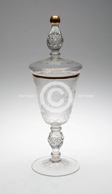 Covered Goblet (Pokal), Germany, 1715/25. Creator: Unknown.