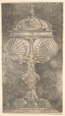 Covered Goblet with Shells.n.d. Creator: Albrecht Altdorfer