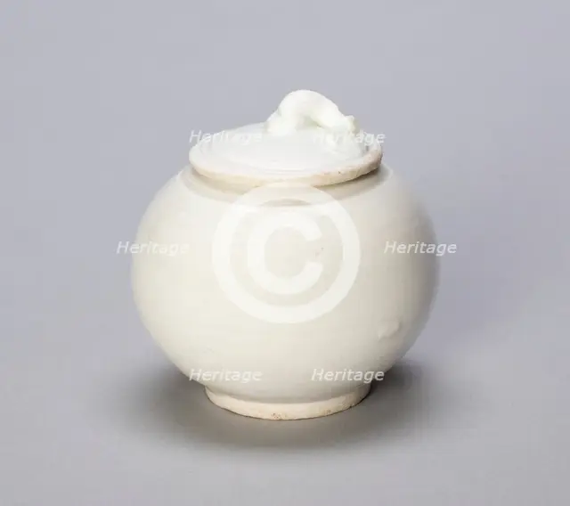 Covered Globular Jar, Song dynasty (960-1279). Creator: Unknown.