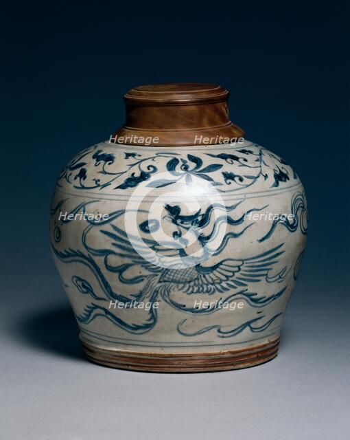 Covered Jar, 1500s-1600s. Creator: Unknown.