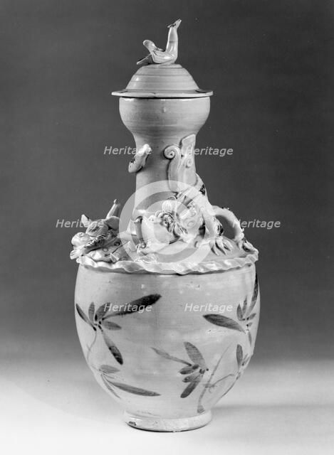 Covered Jar. Creator: Unknown.