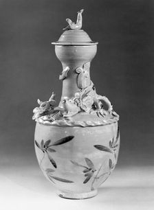 Covered Jar. Creator: Unknown