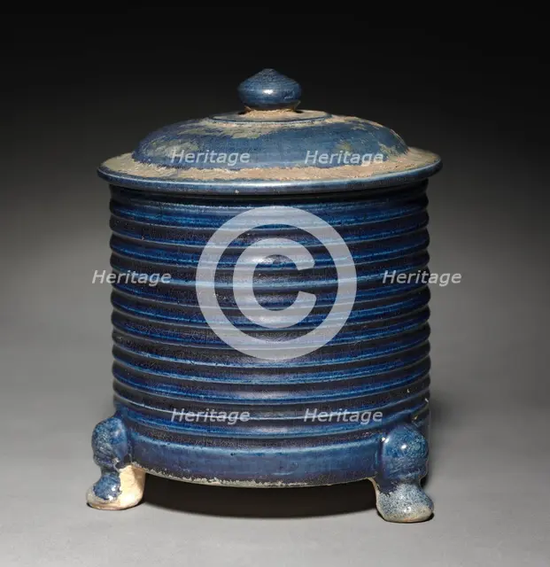 Covered Jar, early 700s. Creator: Unknown.