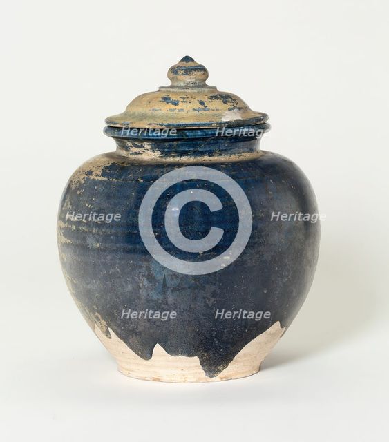 Covered Jar, Tang dynasty (618-906). Creator: Unknown.