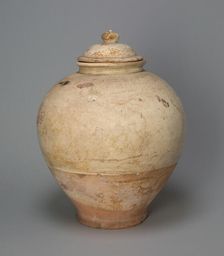 Covered Jar, Tang dynasty (618-906), early 8th century. Creator: Unknown