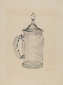 Covered Mug, 1935/1942. Creator: V. L. Vance