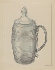 Covered Mug, c. 1936. Creator: Philip Johnson