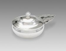 Covered Porringer, 1825. Creators: Horace Seymour Hinsdale, John Taylor
