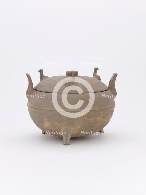 Covered ritual cooking vessel (ding), 300-200 B.C.E.. Creator: Unknown.