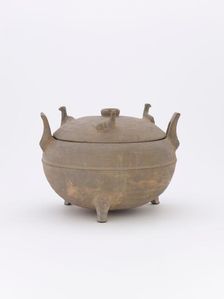 Covered ritual cooking vessel (ding), 300-200 B.C.E.. Creator: Unknown