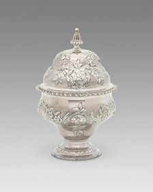 Covered Sugar Bowl, 1765/75. Creator: Bancroft Woodcock