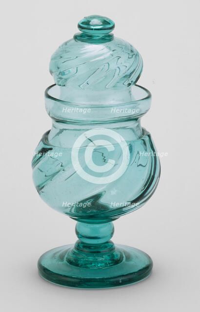 Covered Sugar Bowl, 1835/55. Creator: Unknown.