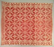 Coverlet, 1852. Creator: Unknown
