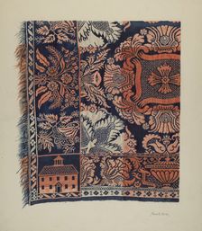 Coverlet, 1935/1942. Creator: Alois E. Ulrich