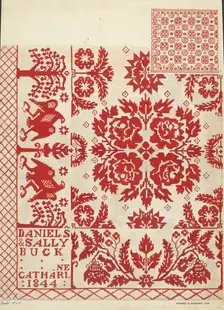 Coverlet, 1935/1942. Creator: Howard H. Sherman
