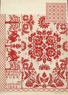 Coverlet, 1935/1942. Creator: Howard H. Sherman