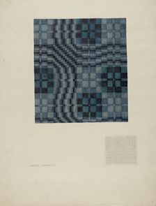 Coverlet, 1935/1942. Creator: Harry Jennings