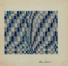 Coverlet, 1935/1942. Creator: Lon Cronk