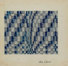 Coverlet, 1935/1942. Creator: Lon Cronk