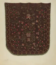 Coverlet, 1935/1942. Creator: Mae A. Clarke