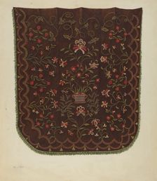 Coverlet, 1935/1942. Creator: Mae A. Clarke