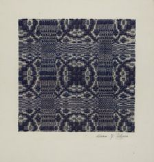 Coverlet, 1935/1942. Creator: Miriam Y. Solomon