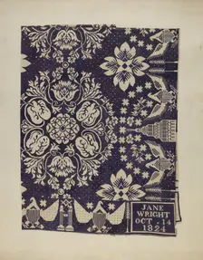 Coverlet, 1935/1942. Creator: Suzanne Roy