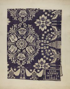 Coverlet, 1935/1942. Creator: Suzanne Roy