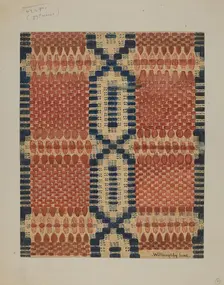 Coverlet, 1935/1942. Creator: Willoughby Ions