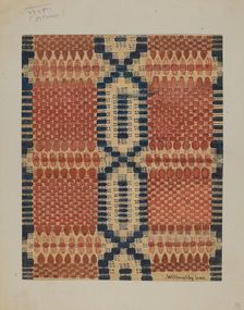 Coverlet, 1935/1942. Creator: Willoughby Ions