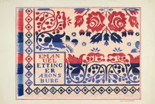 Coverlet, 1935/1942. Creator: William Hoffman