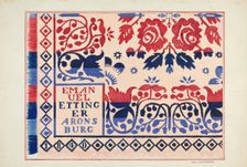 Coverlet, 1935/1942. Creator: William Hoffman