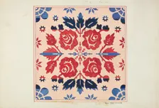 Coverlet, 1935/1942. Creator: William Hoffman