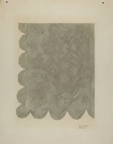 Coverlet, 1935/1942. Creators: Josephine Prado, Randolph Atkinson