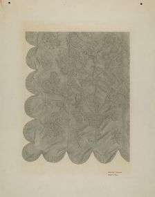 Coverlet, 1935/1942. Creators: Josephine Prado, Randolph Atkinson