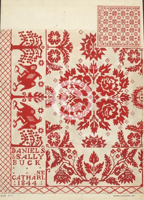 Coverlet, 1935/1942. Creator: Howard H. Sherman.