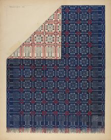 Coverlet, 1936. Creator: J. Howard Iams