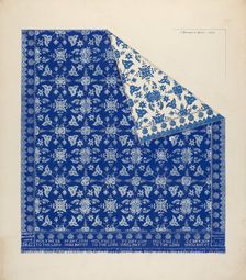 Coverlet, 1936. Creator: J. Howard Iams