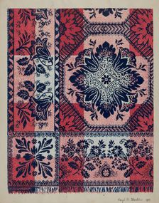 Coverlet, 1937. Creator: Hazel Sheckler