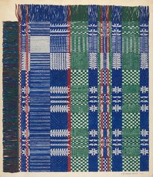 Coverlet, 1937. Creator: J. Howard Iams