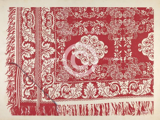 Coverlet, 1937. Creator: Ralph Atkinson.