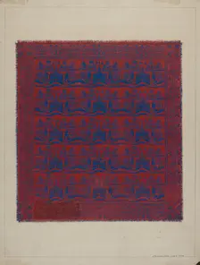 Coverlet, 1938. Creator: J. Howard Iams