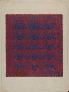 Coverlet, 1938. Creator: J. Howard Iams