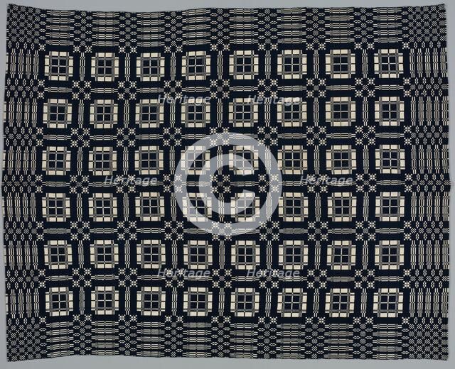 Coverlet, 19th century. Creator: Unknown.