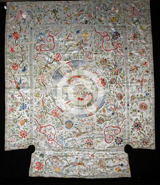Coverlet, China, Ming dynasty (1368-1644)/ Qing dynasty (1644-1911), Mid-17th century. Creator: Unknown.
