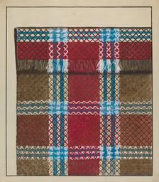 Coverlet (Blanket), c. 1936. Creator: Ralph Atkinson