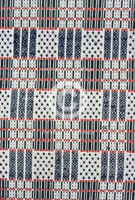 Coverlet, Bucks County, 1825/35. Creator: Unknown.