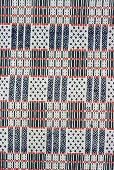 Coverlet, Bucks County, 1825/35. Creator: Unknown